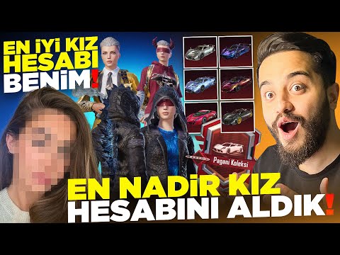 TÜRKİYENİN EN İYİ KIZ HESABINI ALDIK! ÇOK ŞAŞIRACAKSINIZ! HER ŞEYİ ALMIŞ! PUBG Mobile