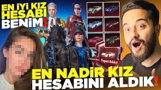 TÜRKİYENİN EN İYİ KIZ HESABINI ALDIK! ÇOK ŞAŞIRACAKSINIZ! HER ŞEYİ ALMIŞ! PUBG Mobile