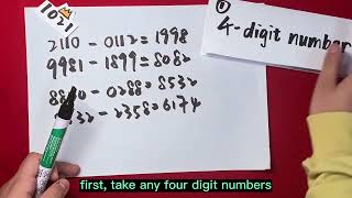 6134 the kaprekar‘s constant