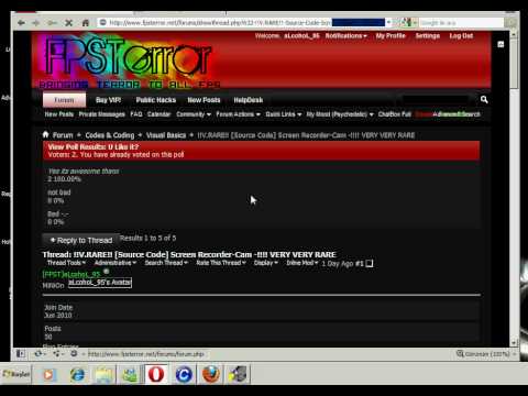 VB 2008 Screen Recorder [ Full Codes] - YouTube