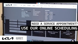 How To Schedule A Service Appointment Online At Kia Of Everett