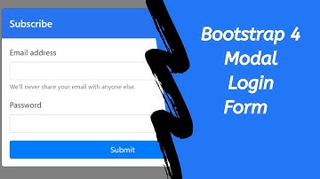 How to add form inside Bootstrap 4 modal / Bootstrap 4 useful tutorials for beginner 4