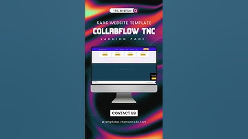 CollabFlow TNC Landing Page - SaaS Webflow Template
