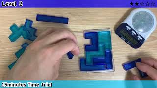 How to solve Forever Puzzle Level 2_001(20210521)/永久に遊べるパズル 脳ブロック TBB-02 ペントミノ