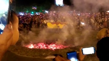 Quang bình nhảy lửa của người pà thẻn Hà Giang.#nhảylua