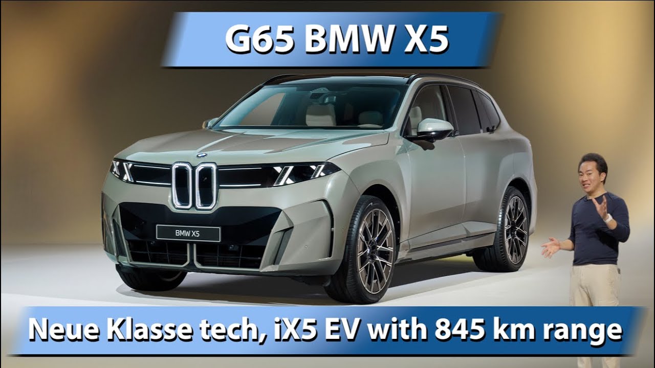 G65 BMW X5 world premiere – Neue Klasse looks, 800-volt iX5 EV with 845 km range!