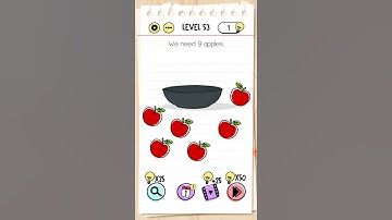 Brain Test : Tricky Puzzles | Level 53 Walkthrough Solutions | ( WITH EXPLANATIONS)