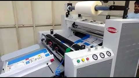 Semi Auto Thermal Lamination machine with autocut New Model