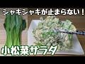 水っぽくならない【小松菜サラダ】シャキシャキ！
