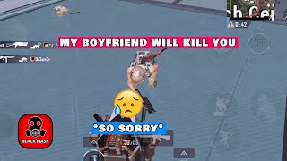 She cried and call her boyfriend so funny - PUBG mobile #shorts