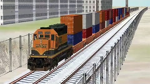 Train Sim - Las Vegas Using EMD SD40-1