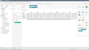 How to create Highlighted Table in Tableau