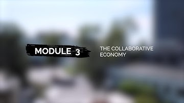 Module 3 Video 4 - The Collaborative Economy