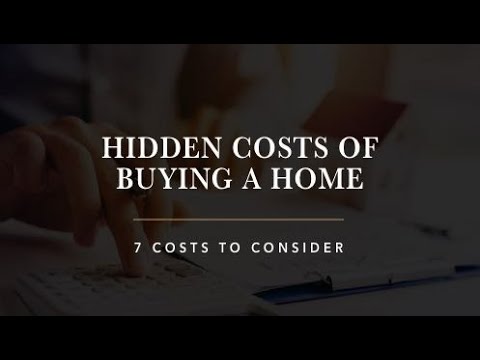 Hidden Costs of Buying a Home