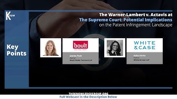 Warner-Lambert v. Actavis CLE: Potential Implications