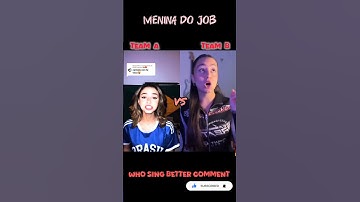 Thumbnail of Menina do job Song Cover By different singer Who sing better comment #song