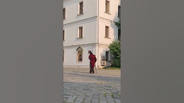 Orthodox Great-Schema Monk captured on video.