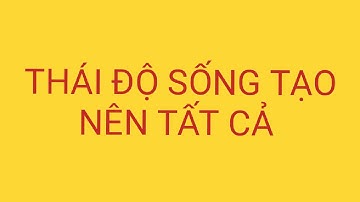 Thái độ sống tạo nên tất cả | Sách Tóm Tắt