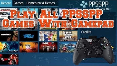 How To Play PPSSPP Games With Gamepad  | CLAW Shoot Bluetooth Controller