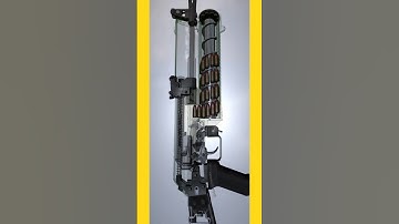 SUBMACHINE GUNS | X-ray Of Gun | How guns work|PP19 #gun_game #shorts