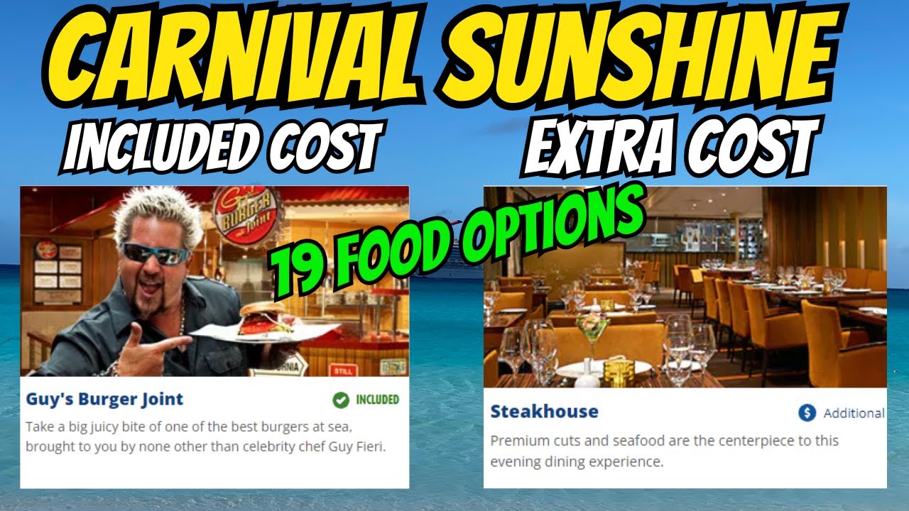 Carnival Sunshine Food Options Included And Paid Restaurants YouTube carnival-sunshine-food-options-included-and-paid-restaurants-youtube