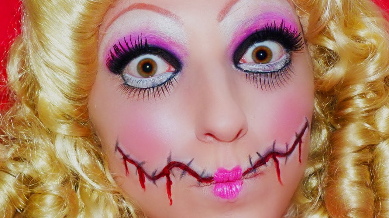 Maquillage Halloween : poupée cadavérique - Les 20 meilleurs tutos