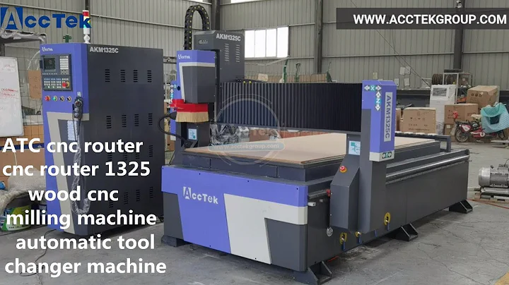 Heavy duty 3 axis ATC cnc router AKM1325C