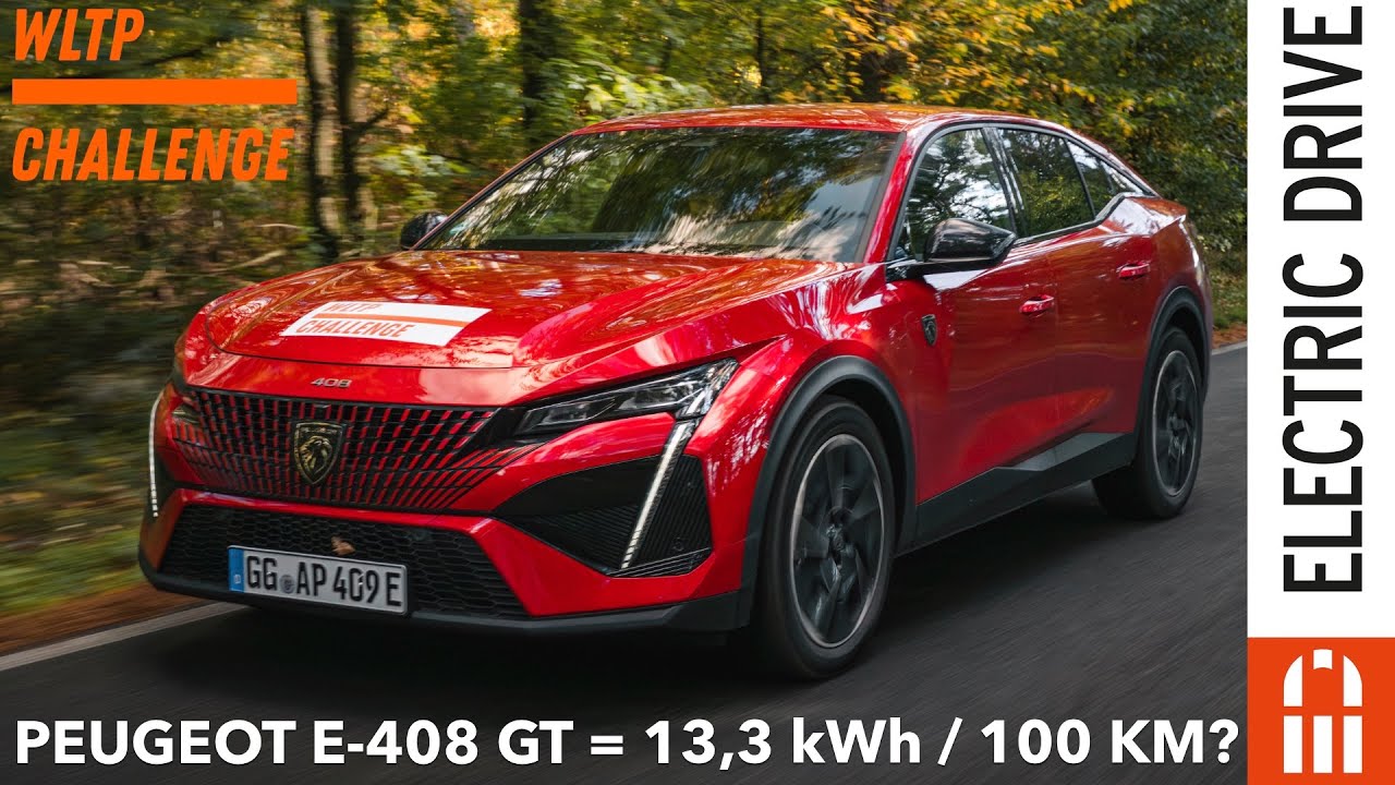 Peugeot E-408 GT WLTP Challenge 2025: Wie sparsam kann man den E-408 fahren im Alltag? Test!