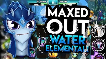 WATER ELEMENTAL SLUG MAXED OUT ! Slugterra / Bajoterra Slug it out 2 Update