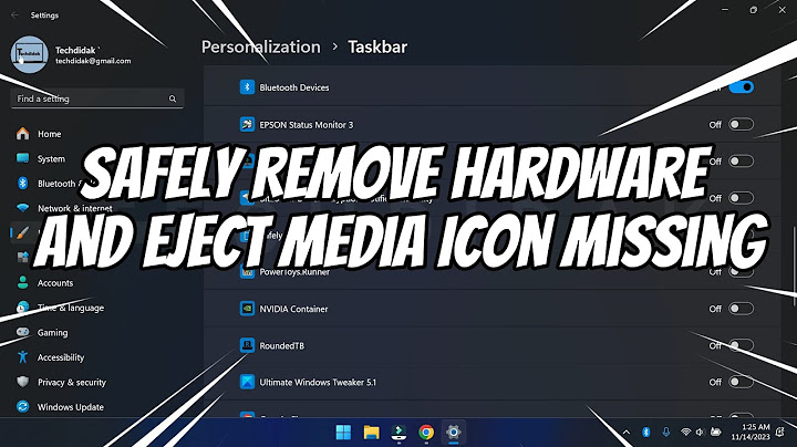 Lỗi safely remove hardware and eject media win 10 năm 2024