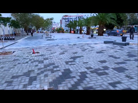 الجزائر العاصمة أشغال تحويل طريق إلى ساحة وممر للراجلين ببلدية سيدي امحمد