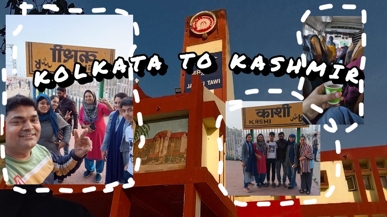 Kolkata to Kashmir vlog|36 hrs in train| family trip