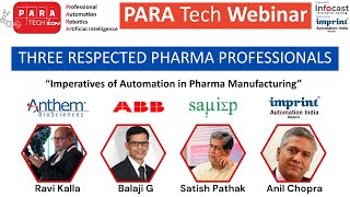 Imperatives of Automation in Pharma Manufacturing - Webinar