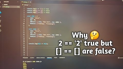 Why 2 == 
