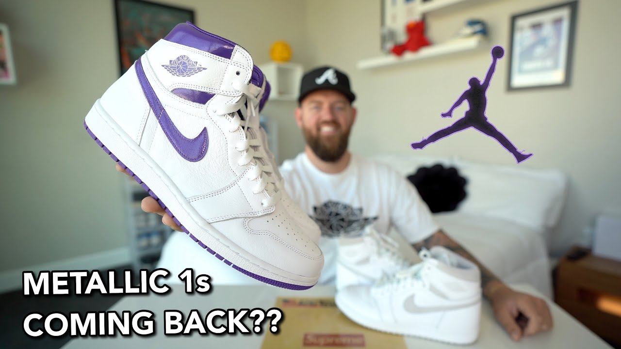 ☆【NIKE】☆Jordan 1 High OG Defiant COURT PURPL.E☆23-30cm Air Jordan 1 Court Purple Early Review | What's The