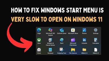 How to Fix Windows Start Menu Is Very Slow to Open on Windows 11