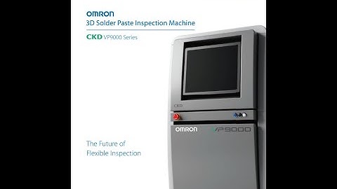 Y2Mate is   OMRON VP9000 SPI Automated 3D Solder Paste Inspection Machine