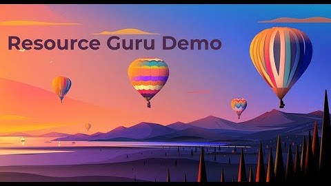 Resource Guru Product Demo 2025
