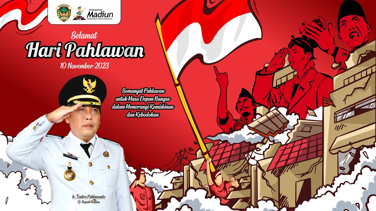 🔴 LIVE | Upacara Hari Pahlawan Nasional Pemerintah Kabupaten Madiun Tahun 2023