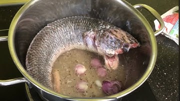 Món gỏi cá Lóc um trộn chuối cây ngon ngon || Boys-blog