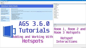 Adventure Game Studio Tutorials: Adding and Working With  Hotspots / Interactions (V-Log 14)