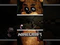 ФНАФ но это МАЙНКРАФТ МОДЫ! The Five Nights at Freddy&#39;s Minecraft Mod FNAF #shorts #minecraft #viral