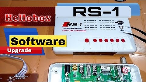 How to Upgrade RS-1 Hellobox Software | Hellobox Software kese dale RS1 Set Top box me MPEG4 STB