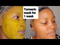 I USED TURMERIC FACE MASK FOR ONE WEEK AND THIS HAPPENED/Face so flawless