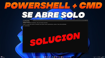 SOLUCION 2025: Ventana de Windows PowerShell CMD se Abre Solo 2025