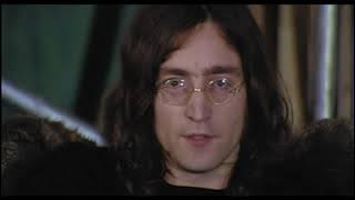 The Beatles: Get Back - John Lennon improvs a poem to the camera