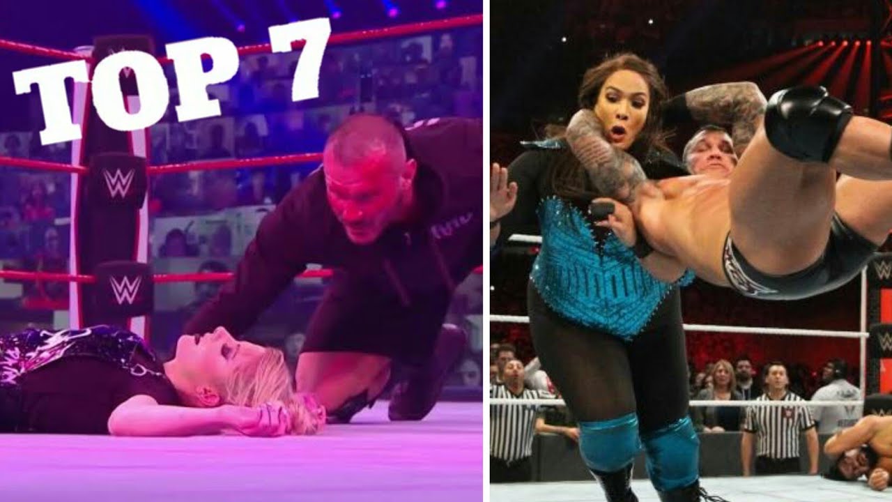 Randy Orton RKO'ing Women - YouTube