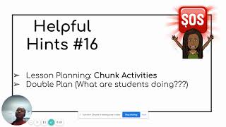 Helpful Hints #16- Lesson Planning: Chunk and Chew