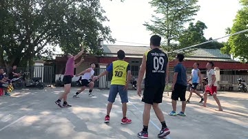 Giải bóng chuyền hơi🏀 liên quân4,5 và xóm6 nhân kỷ niệm ngày đại đoàn kết toàn dân tộc làng lý Viên