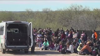 US leaders travel to Mexico as unauthorized crossings are straining local and federal resources